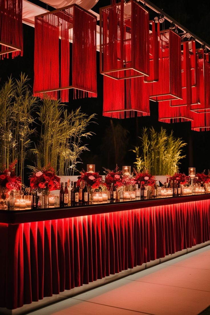 indian wedding reception cocktail decor 2025